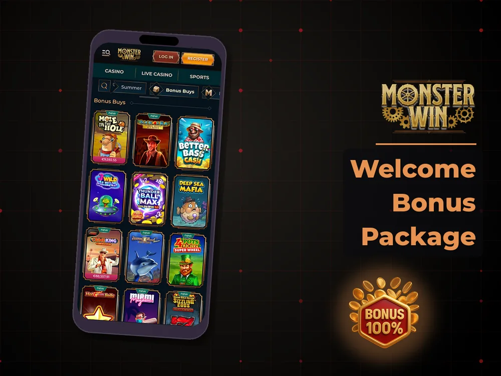 monster win - Welcome Bonus Package