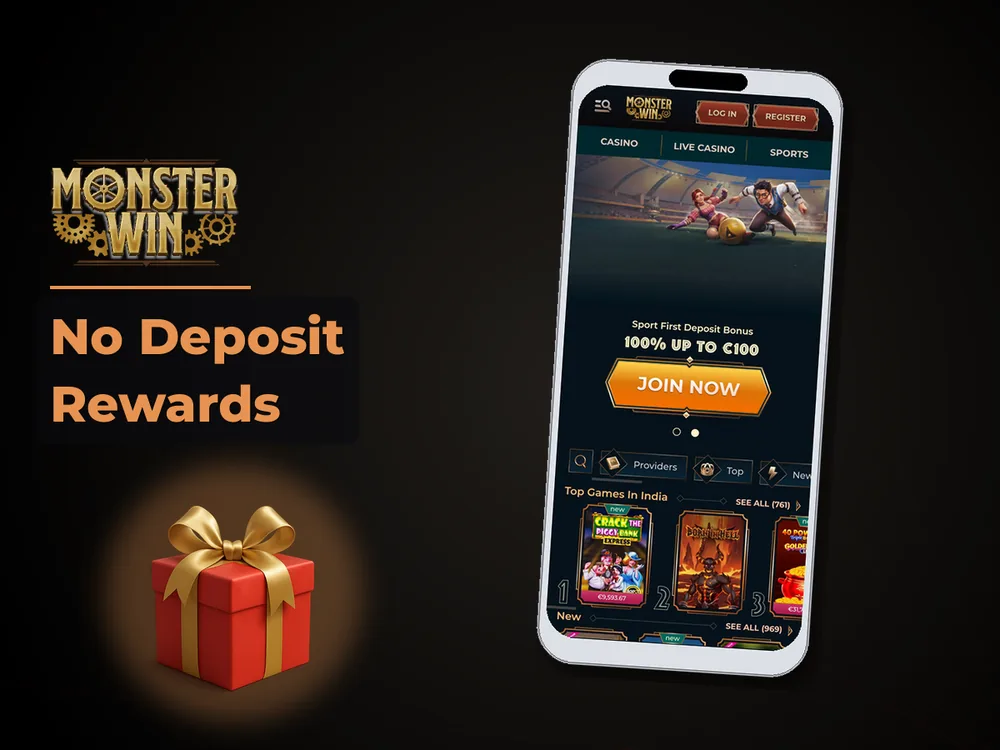 monster win - No Deposit Rewards