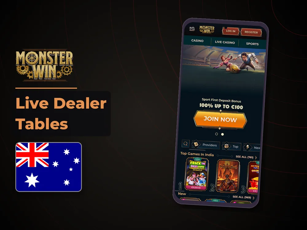 monster win - Live Dealer Tables