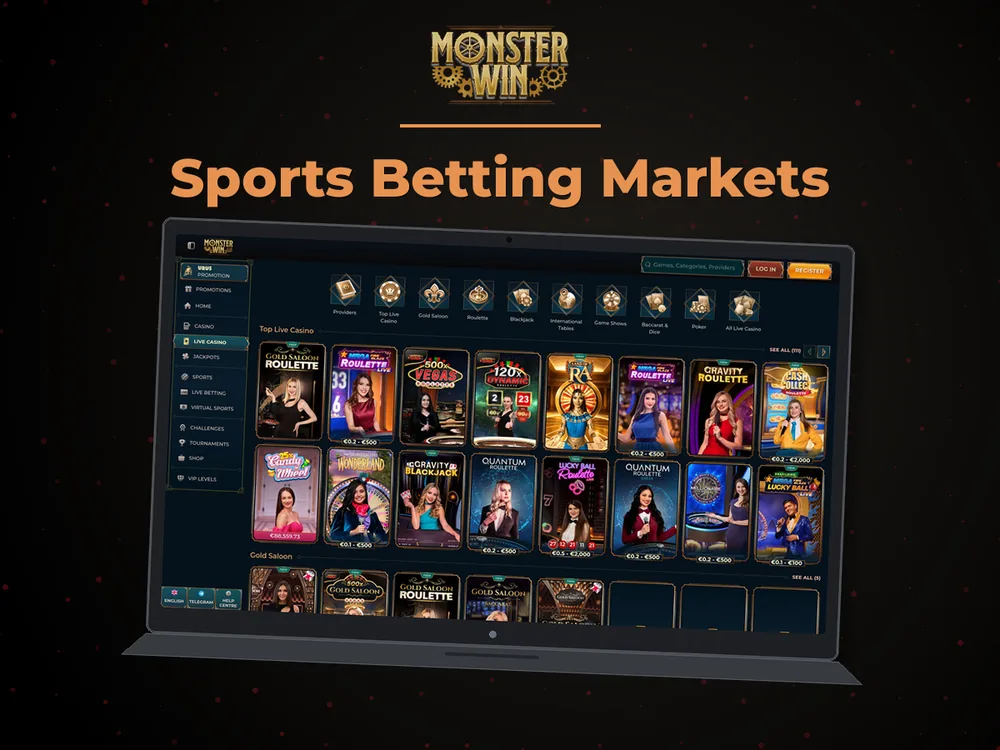 monster win - Sports Betting Markets