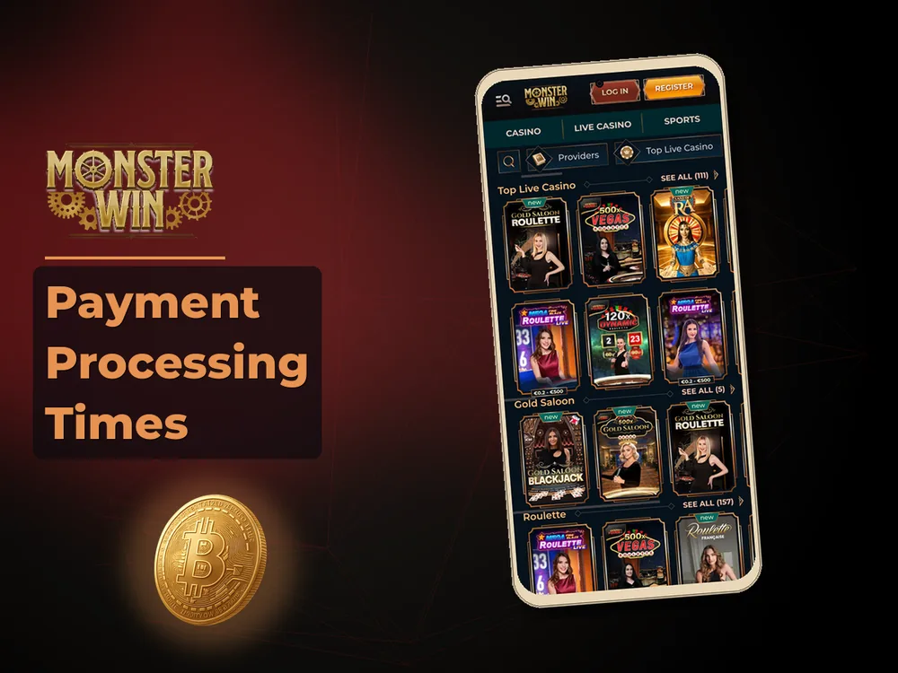 monster win - Payment Processing Times