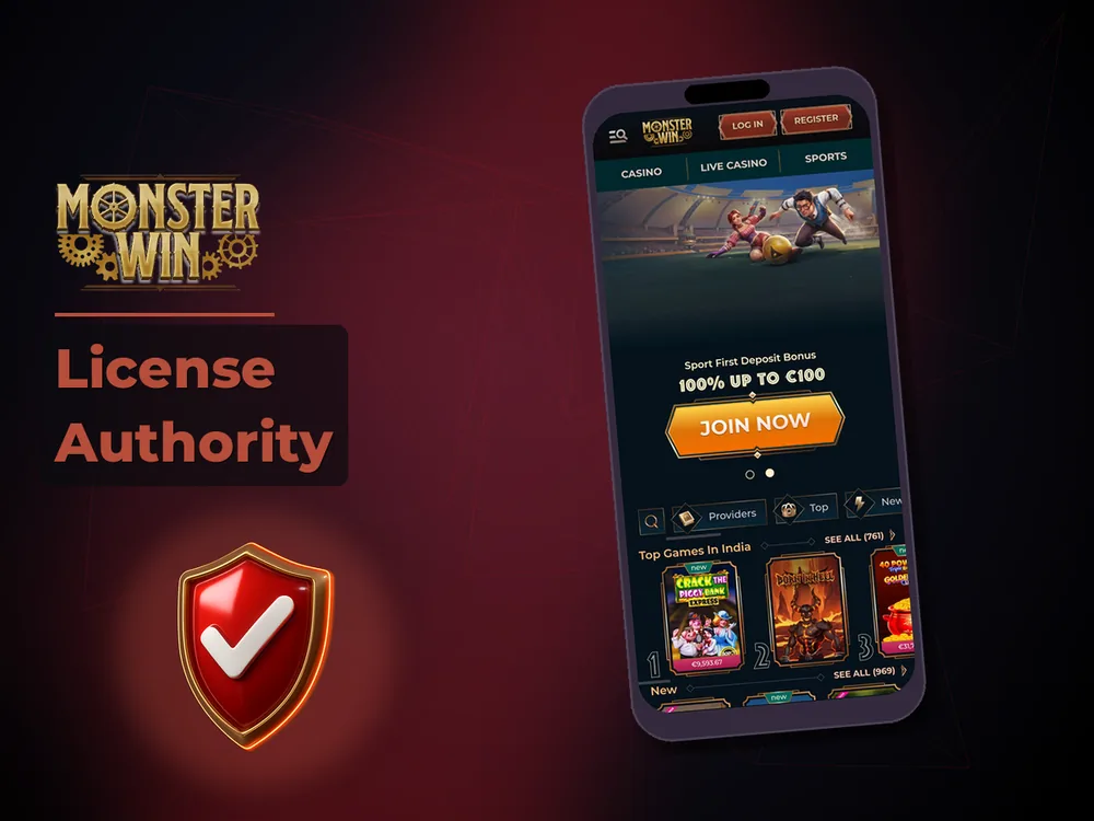 monster win - License Authority