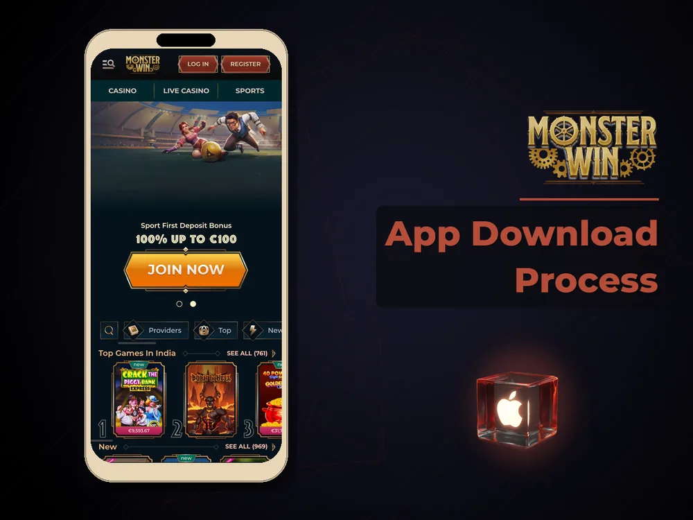 monster win - App Download Process