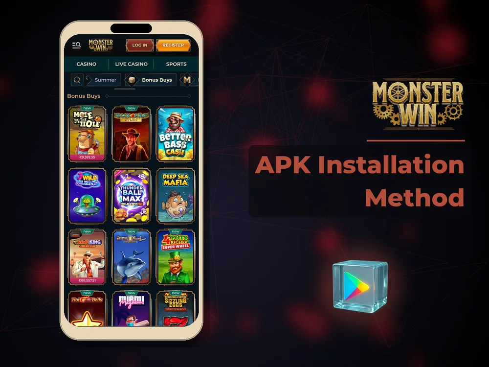 monster win - APK Installation Method