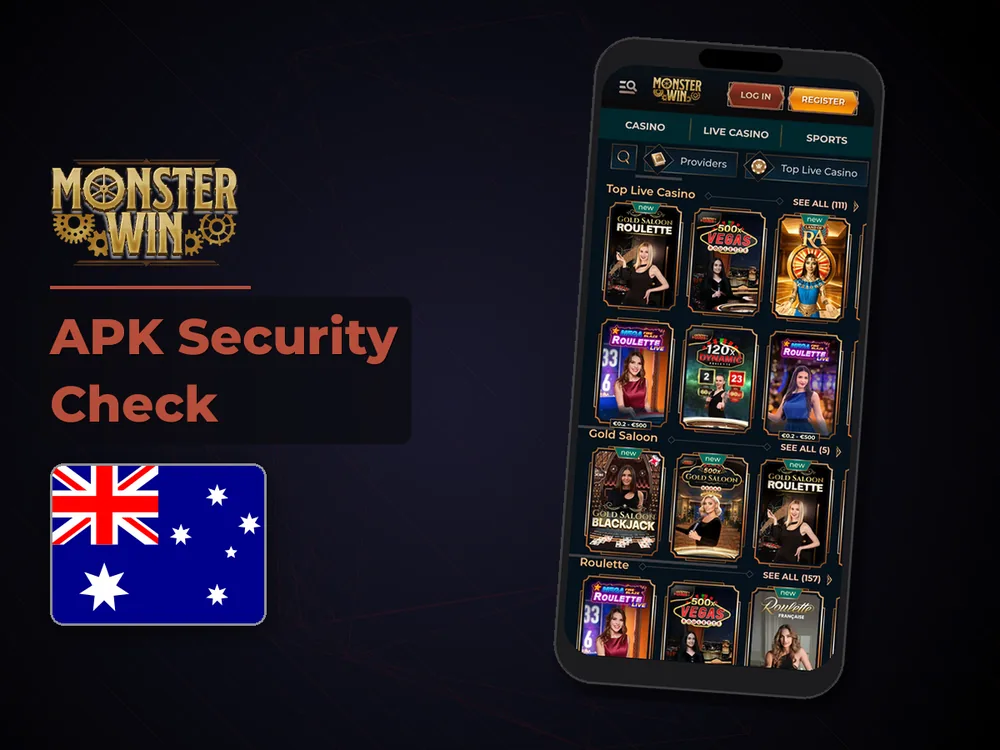 monster win - APK Security Check
