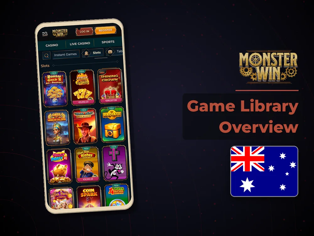monster win - Game Library Overview