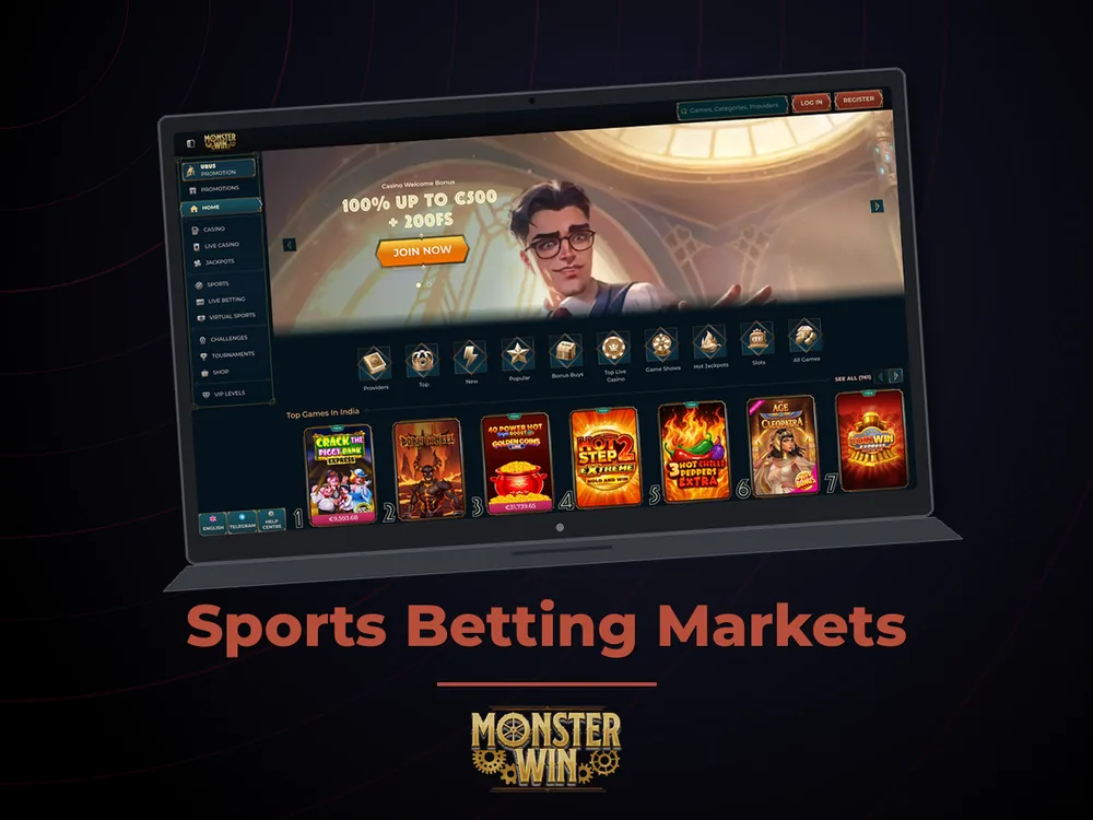monster win - Sports Betting Markets
