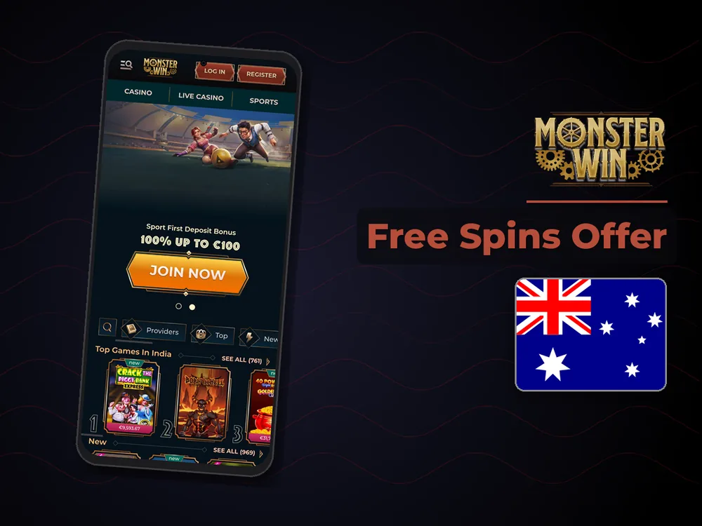 monster win - Free Spins Offer