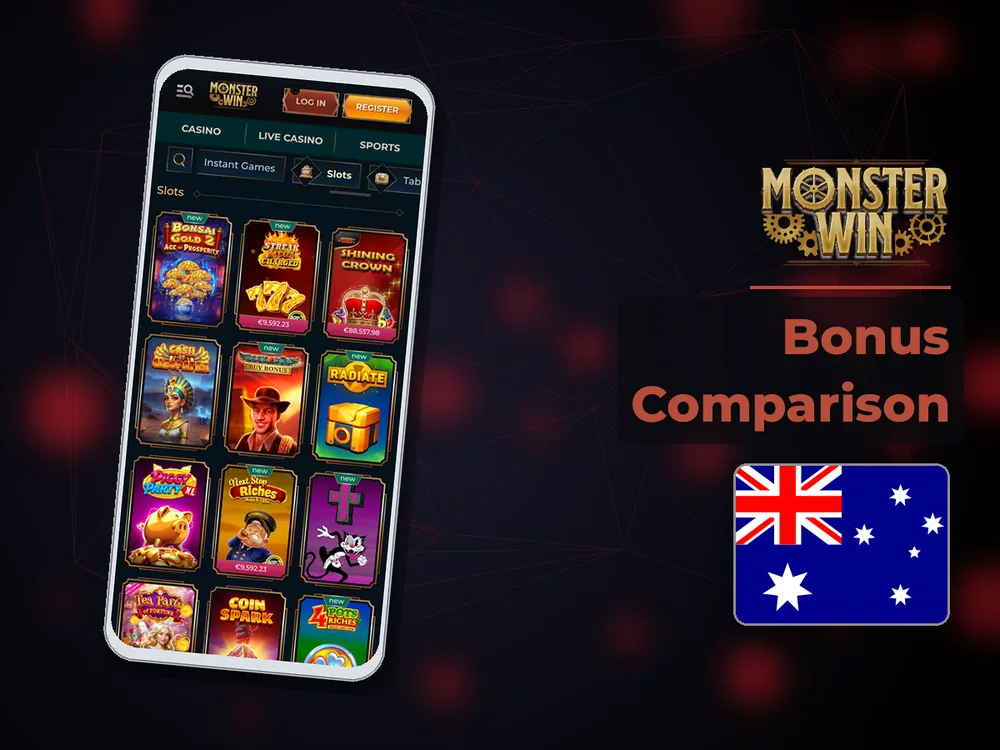 monster win - Bonus Comparison