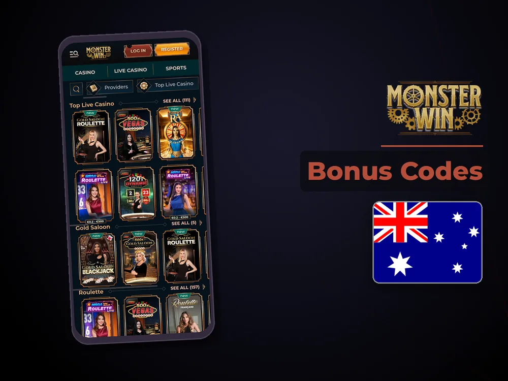 monster win - Bonus Codes