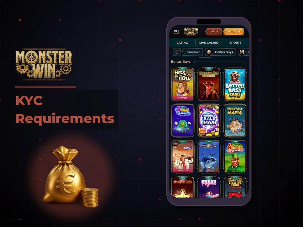 monster win - KYC Requirements