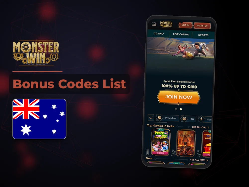 monster win - Bonus Codes List