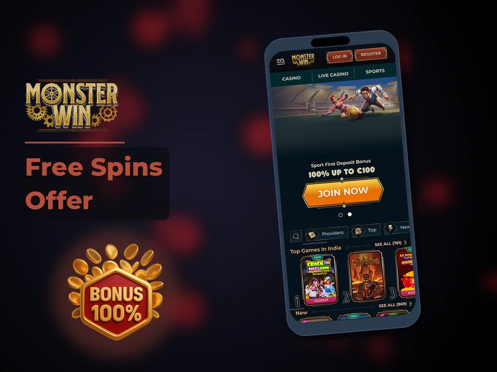 monster win - Free Spins Offer