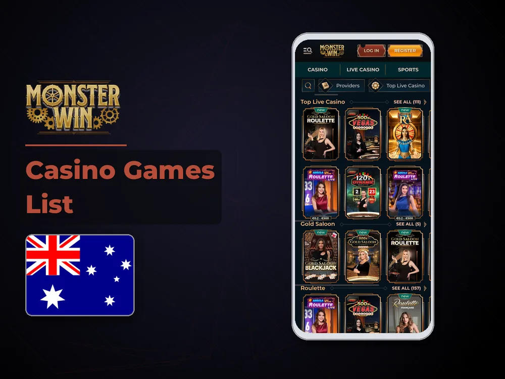 monster win - Casino Games List