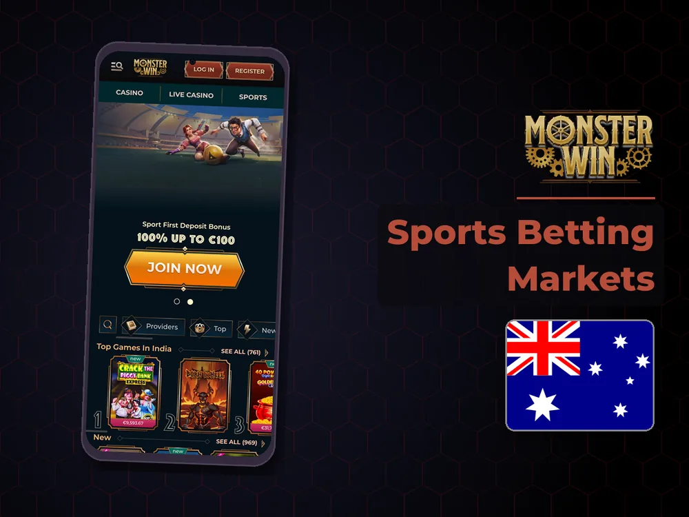 monster win - Sports Betting Markets